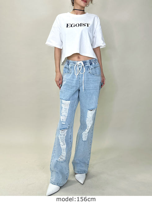 EGOIST刺繍Tシャツ